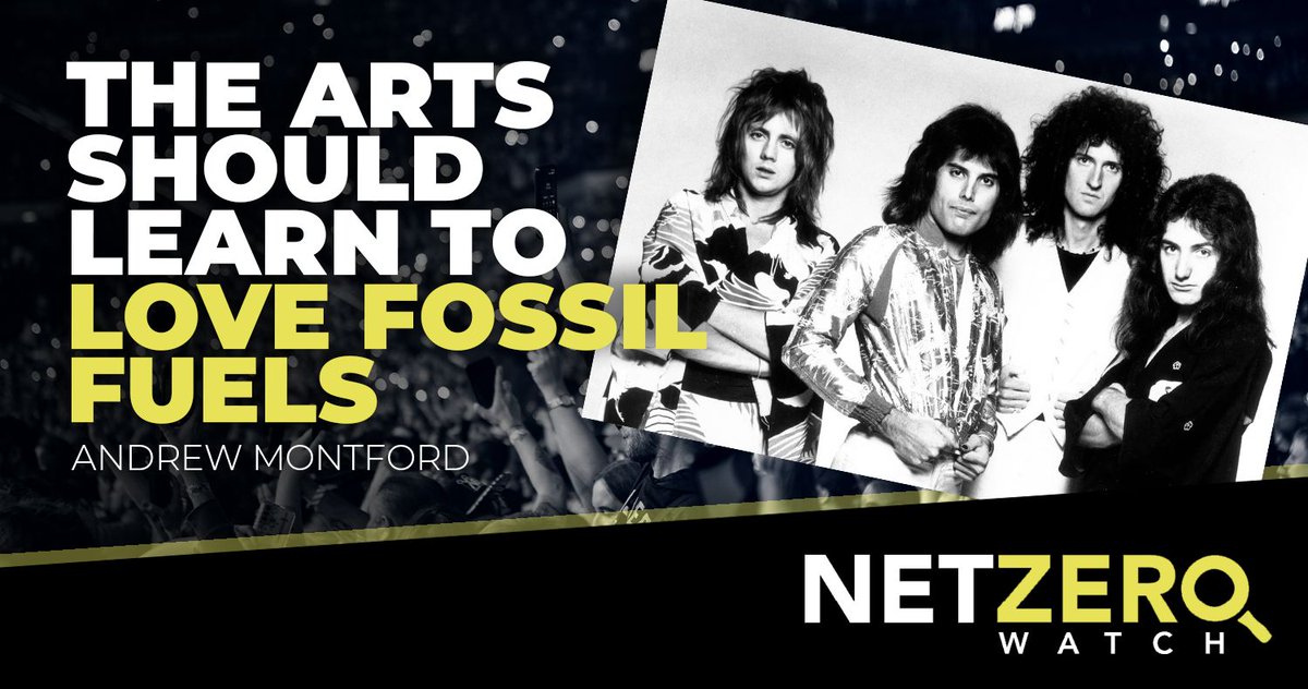 NetZeroWatch's tweet image. Many people in the arts are fond of demonising oil and gas, and calling for an end to fossil fuel sponsorship. They really should be careful what they wish for. (Link below).