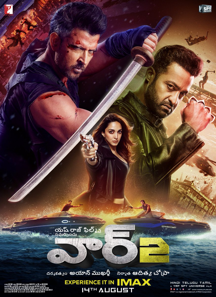 tarak9999's tweet image. The wait ends soon. The war begins… #30DaysToWar2
#War2 only in theatres from 14th August. Releasing in Hindi, Telugu and Tamil.
@iHrithik | @advani_kiara | #AyanMukerji | #YRFSpyUniverse | @yrf
