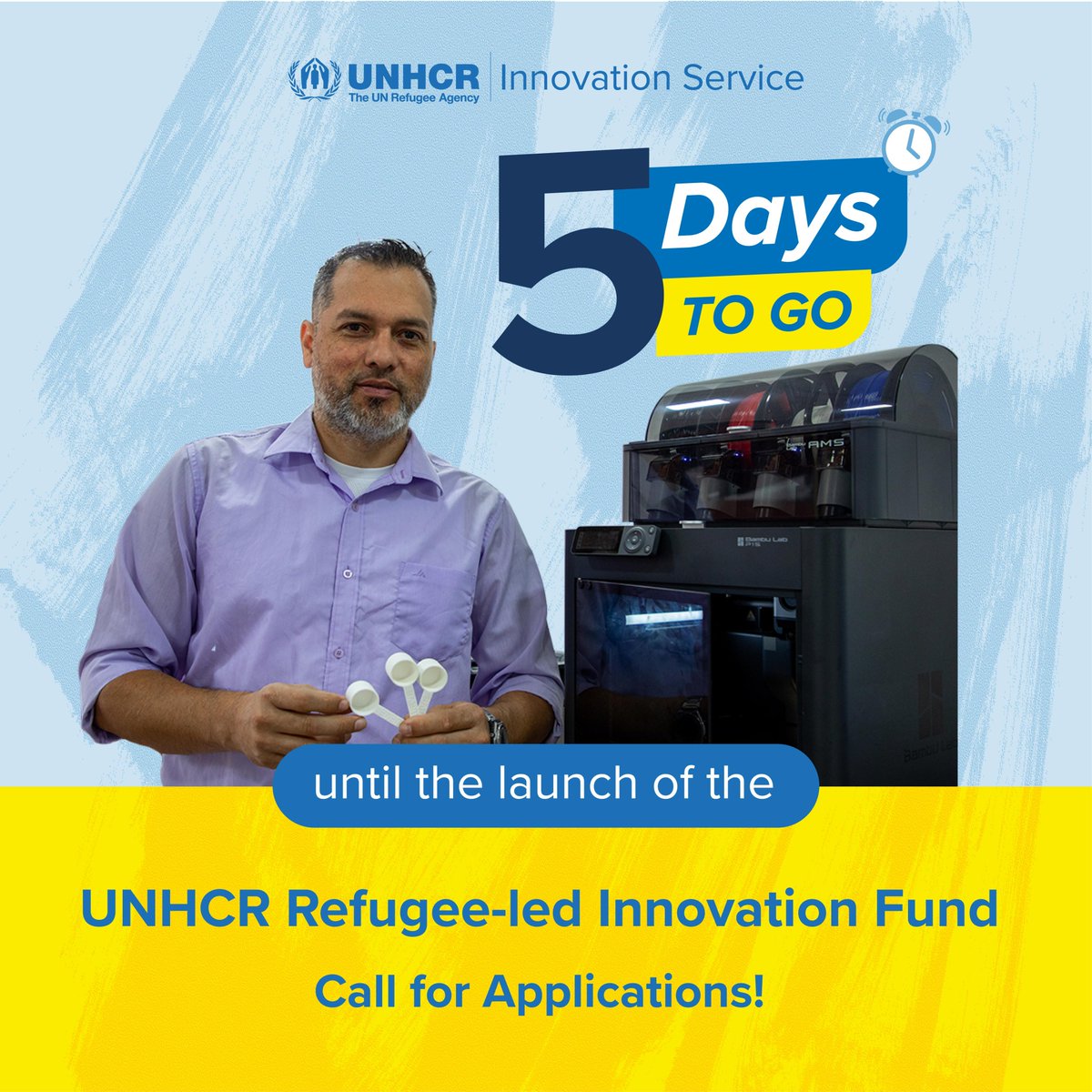 UNHCRInnovation's tweet image. ⏰ Funding opportunity incoming !
Are you part of an organization led by forcibly displaced or stateless people?
The Refugee-led Innovation Fund is opening soon - backing bold ideas from those with lived experience.
More info ⤵️
unhcr.org/innovation/ref…