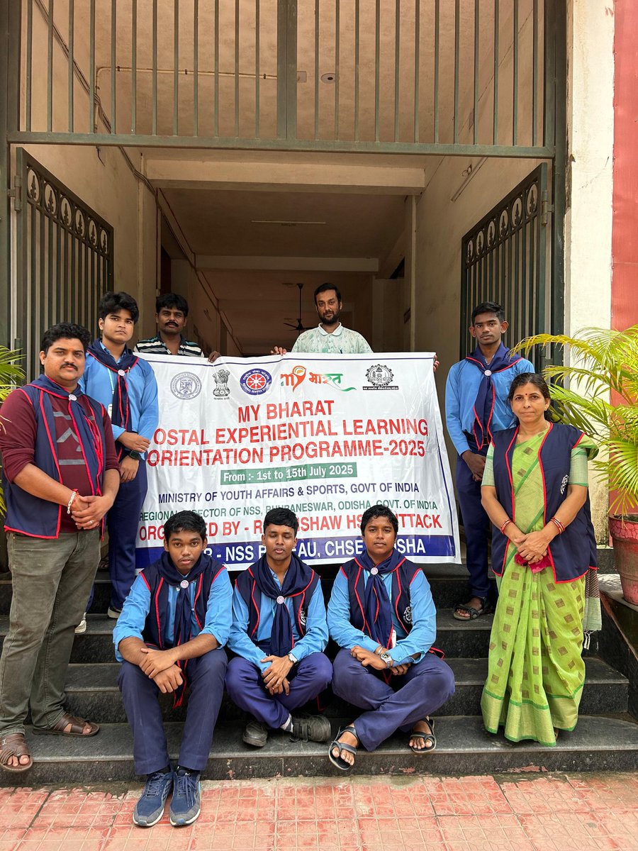 NSS ODISHA / RD Bhubaneswar (@nssbbsr) on Twitter photo NSS Volunteers from Ravenshaw HSS, Cuttack, embarked on an experiential learning journey to the Cuttack Post Office!
This unique initiative under <a href="/mybharatgov/">Mera Yuva Bharat - MY Bharat</a> aimed to provide hands-on experience and insights into postal services. #NSS #MyBharat #ExperientialLearning #Ravenshaw NSS Volunteers from Ravenshaw HSS, Cuttack, embarked on an experiential learning journey to the Cuttack Post Office!
This unique initiative under <a href="/mybharatgov/">Mera Yuva Bharat - MY Bharat</a> aimed to provide hands-on experience and insights into postal services. #NSS #MyBharat #ExperientialLearning #Ravenshaw