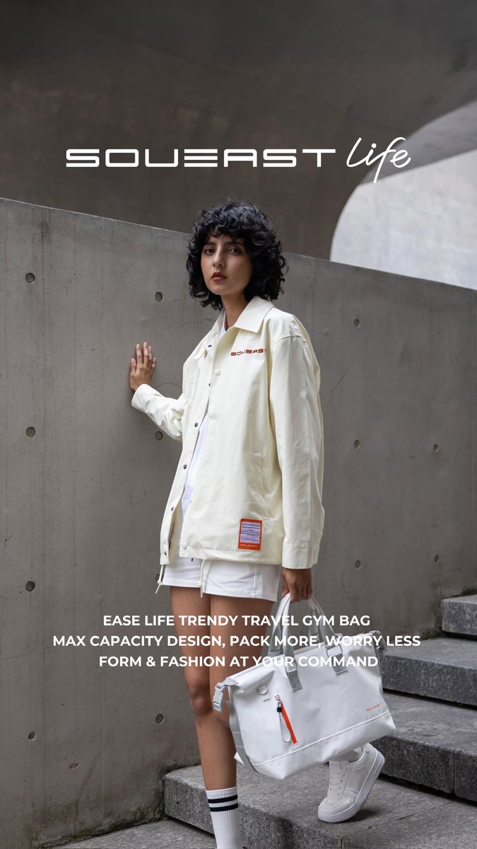 SOUEAST_LIFE's tweet image. EASE LIFE TRENDY TRAVEL GYM BAG
Max Capacity Design, Pack More, Worry Less​
Form &amp;amp; Fashion at Your Command
#SOUEAST_LIFE #SOUEAST