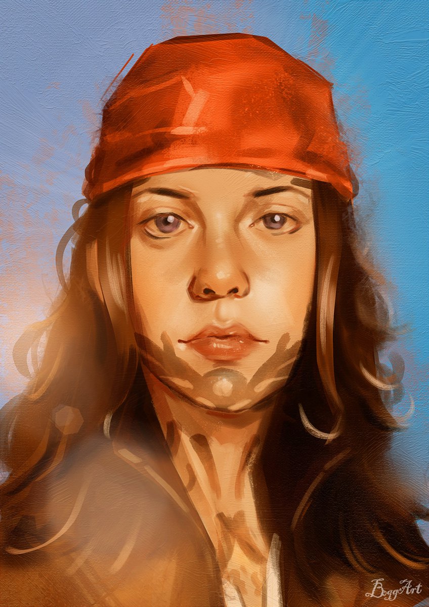 Boggart2dapoint's tweet image. A beauty of the seas...
Made this painting for a pirate in @PlayCrosswind
#art #painting #Crosswind #pirate #portrait