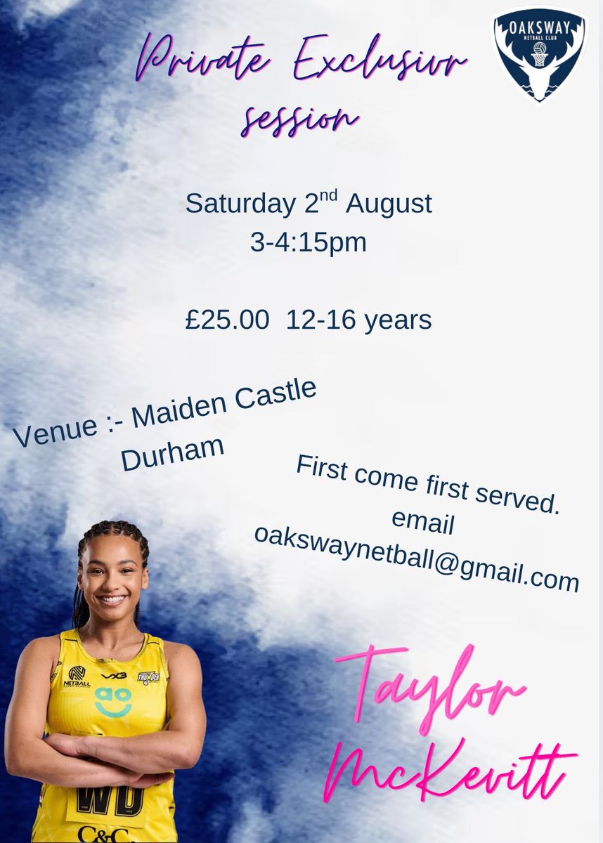 OakswayNetball (@oakswaynetball) on Twitter photo Another amazing session we are privileged to hold π Another amazing session we are privileged to hold π