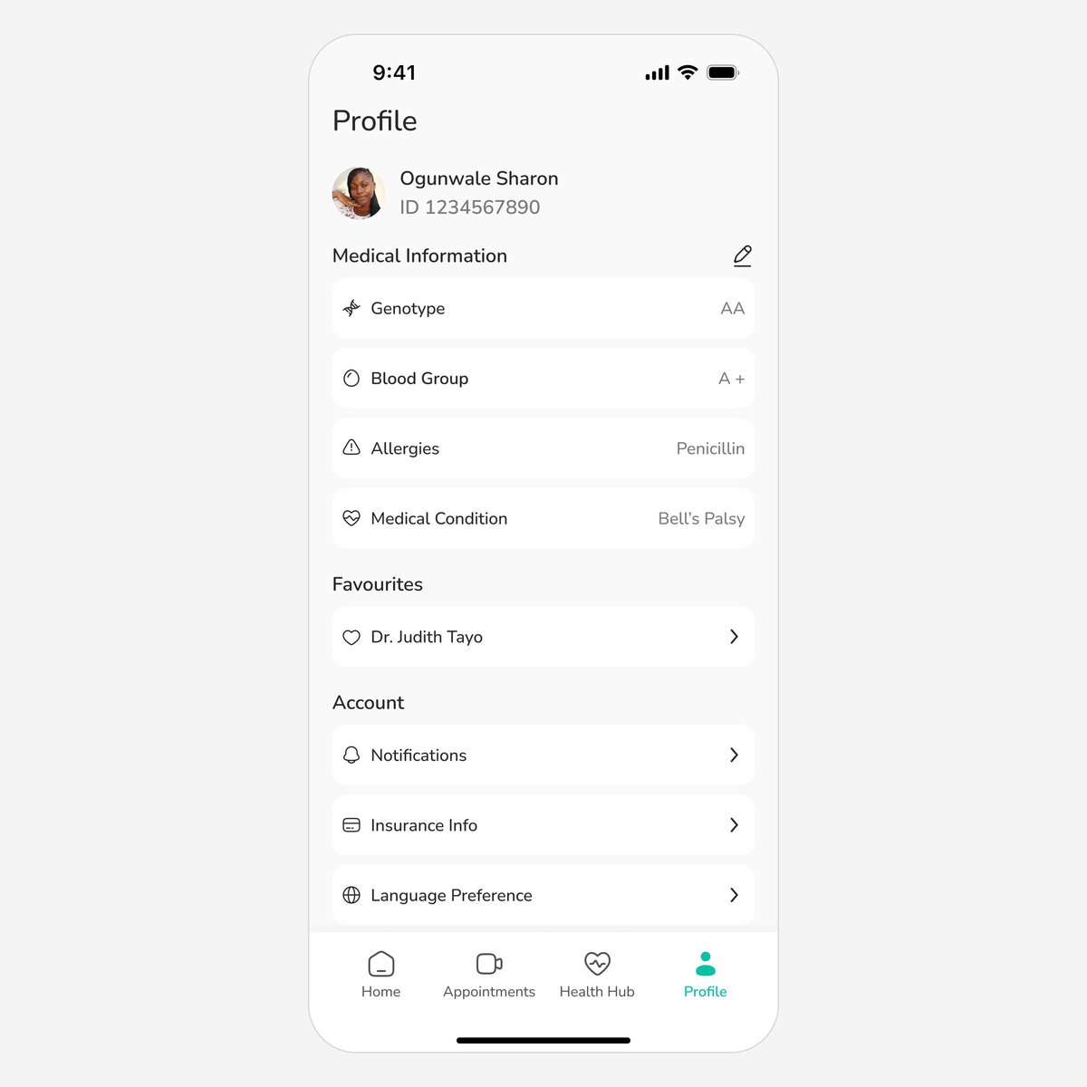 OgunwaleSharon's tweet photo. 📱 Vitalis | Profile Page (pick a version you like)
Two ways to show key health info, preferences, and settings.
Which one looks better to you, A or B? https://t.co/47gtY8SeLW