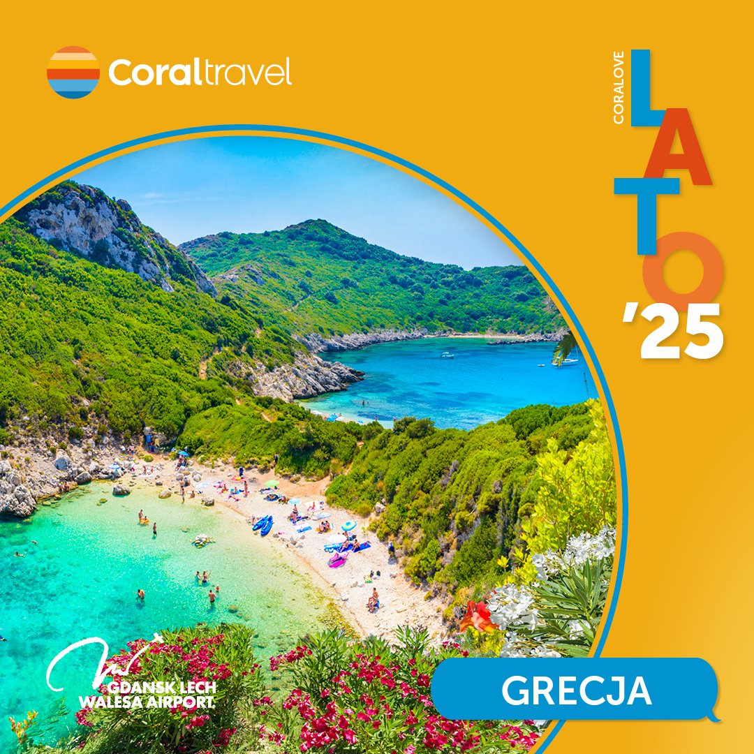 AirportGdansk's tweet image. Poczujcie śródziemnomorski klimat niczym z filmu „Mamma Mia” na malowniczych greckich wyspach razem z @coraltravel! 🇬🇷 To kraj niesamowitych plaż 🏖️, bogatej historii 🏛️ i pysznego tzatziki 🥒🍋 Zarezerwujcie swoje wymarzone greckie wakacje już dziś: tiny.pl/f6q4p_wq 👈🏻
