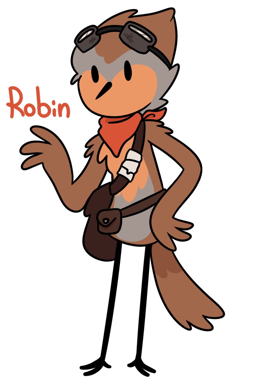 Minecraft_cak33's tweet image. Hehe.. Robin redesign and he's now apart of Marilyn crew