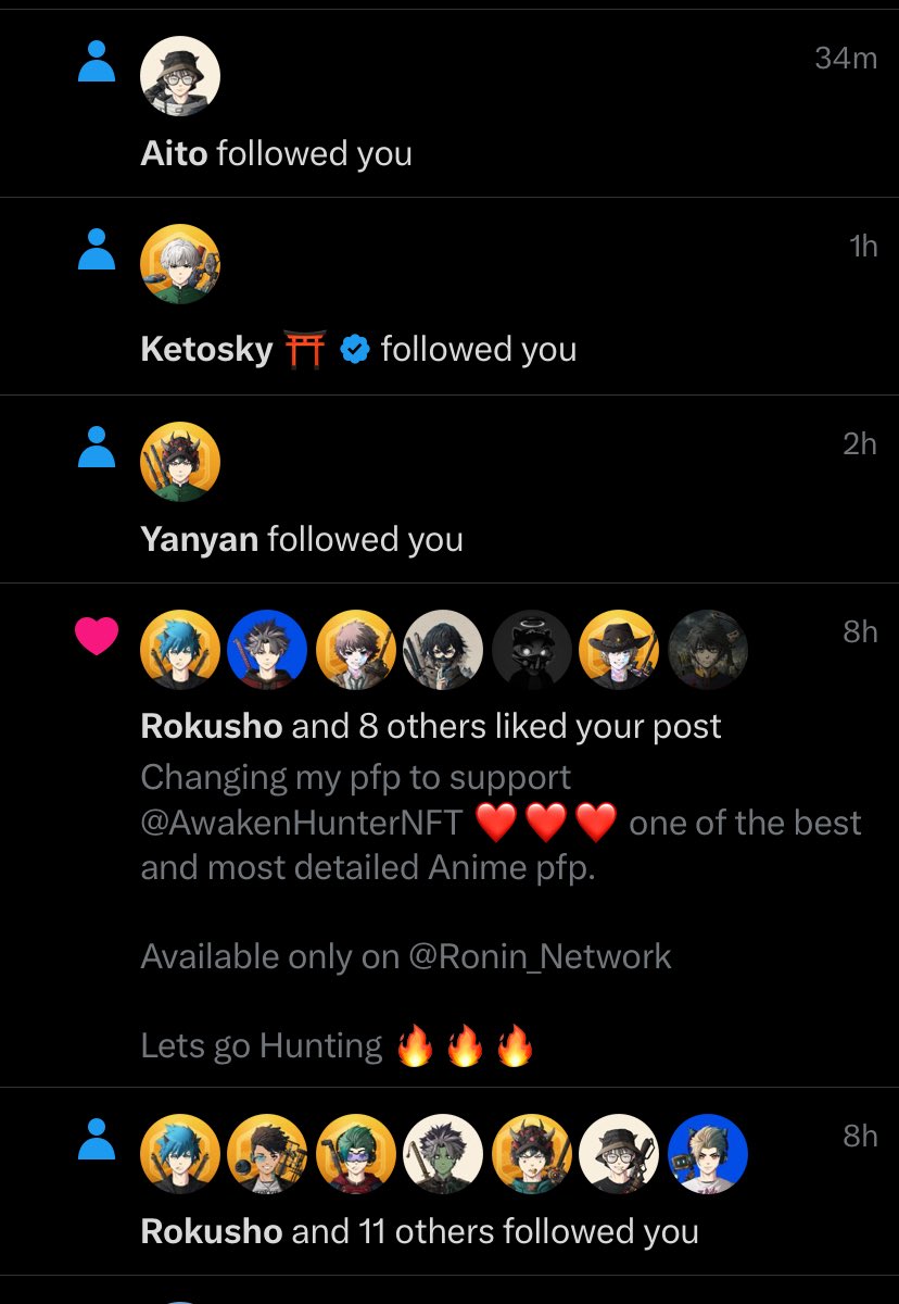 The Hunter effect 🔥🔥🔥<a href="/AwakenHunterNFT/">Awakening Hunters</a>