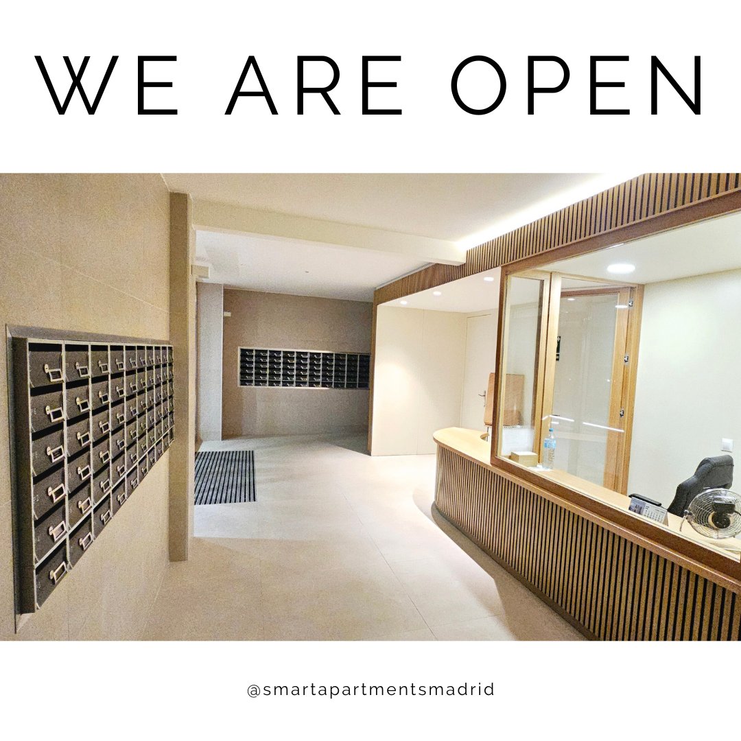 🏗🧱Después de un período de obras para la mejora de accesos del edificio, estamos muy  contentos de mostrar el resultado. 🩵
#alquilerpormesesmadrid  #iebusinessschool #ieuniversity #accommodation #smartapartmentsmadrid #Home #vacationrental #Homeaway #luxury #property #luxury