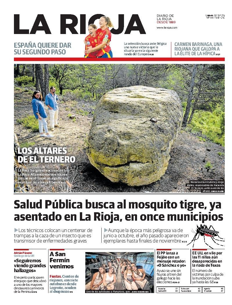IngForestal50's tweet photo. Nos lo cuenta @Jorge_Matey, ingeniero técnico forestales y decano territorial de La Rioja de nuestro Colegio.

Además fue portada del diario de La Rioja el pasado día 7 de julio. https://t.co/ArFen1f4zA