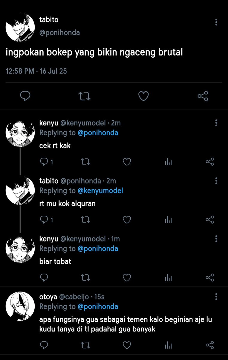 bllkmenfess's tweet image. -egoworks!
cw // slightly NSFW
tabieitaken daily tweets