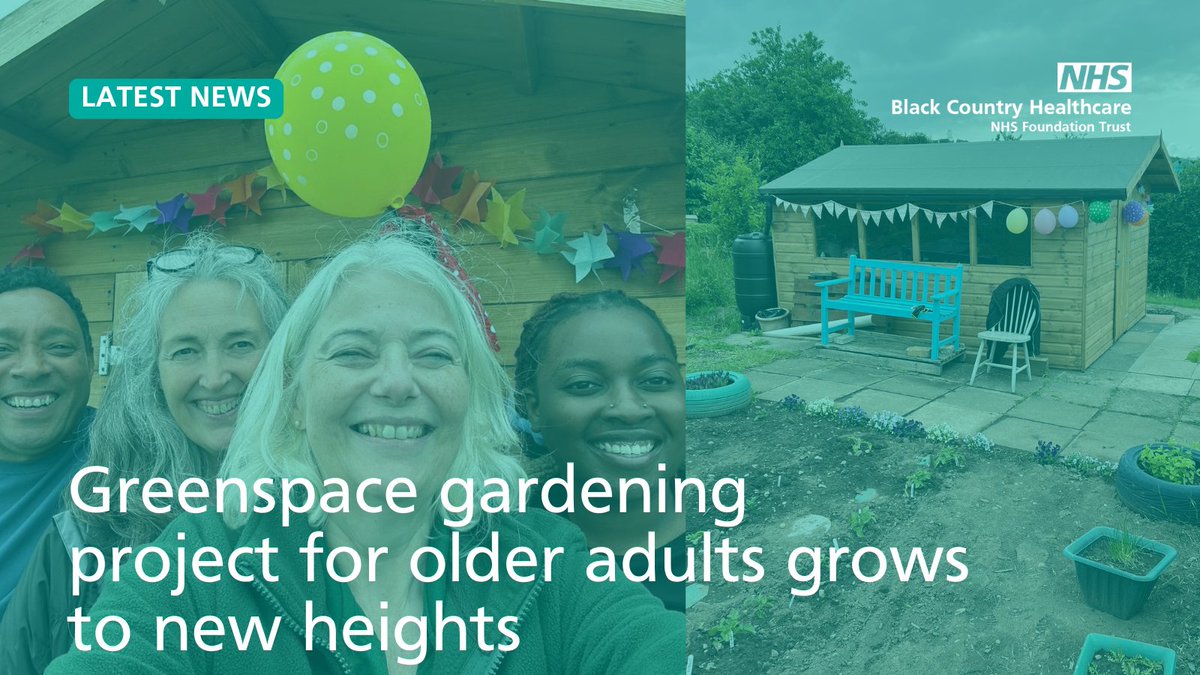 💚 Lovely afternoon spent with the Greenspace guys at the boundary way allotment. Great to see what they're up to and the options service users have to get involved. Good luck with the 🥒

More details are here: blackcountryhealthcare.nhs.uk/news-events-1/…