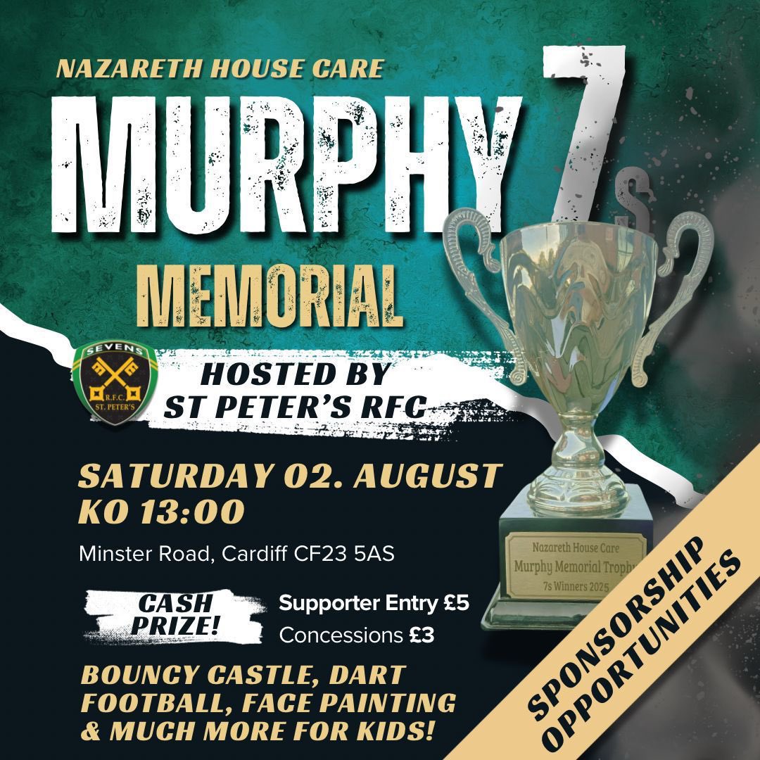 Looking forward to this down at <a href="/stpetersrfc/">St. Peters RFC</a> on the 2nd of August. It was a brilliant day last year.
