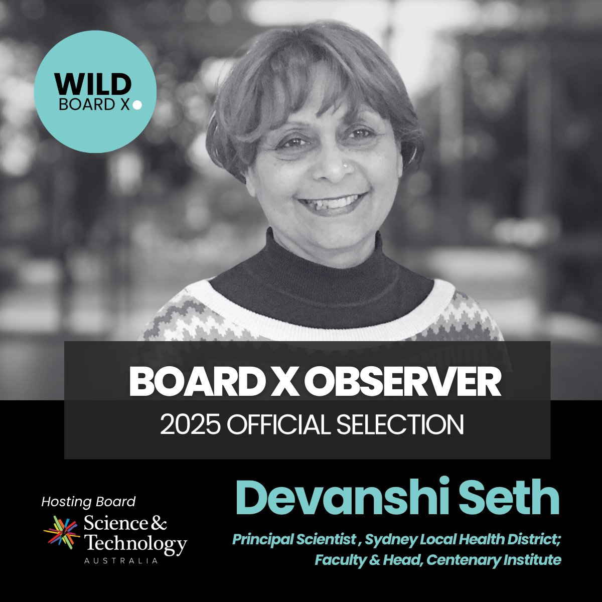Congratulations to <a href="/SethDevanshi/">Prof Devanshi Seth (she/her)</a> who has been selected amongst the next cohort of <a href="/wildforstem/">The WILD Program</a>  leaders stepping into Board X Observerships - a unique opportunity designed to build boardroom capability and confidence for women and non-binary leaders in STEM. <a href="/ScienceAU/">Science & Technology Australia</a>