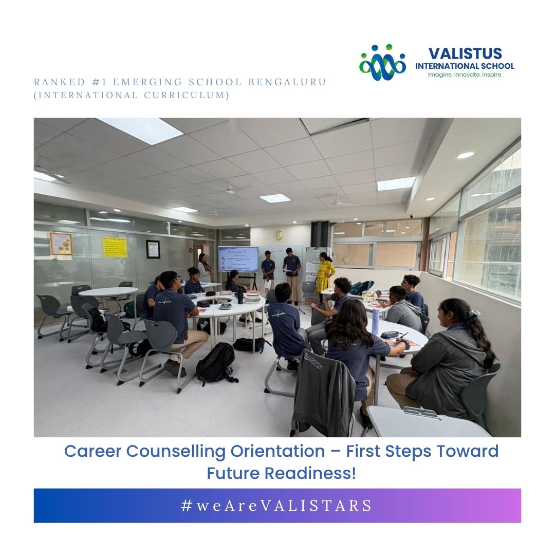 valistusschool's tweet photo. π Our IGCSE learners (Y9 & 10) kicked off 2025β26 with a Career Counselling Orientation at Valistus! From future pilots to entrepreneurs, dreams took flight during βKnow Your Learner Partner.β Hereβs to confident, future-ready journeys! π
#VALISTAR #CareerReady #IGCSE https://t.co/xzWbPSuzlK