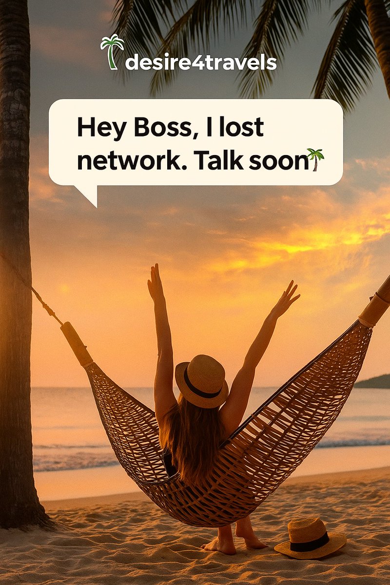 desire4travels's tweet image. WiFi’s down. Soaking the sun in Goa ☀️
Be right back, finding myself 🌴
#desire4travels #GoaVibes #WorkCanWait #BeachEscape #DigitalNomad