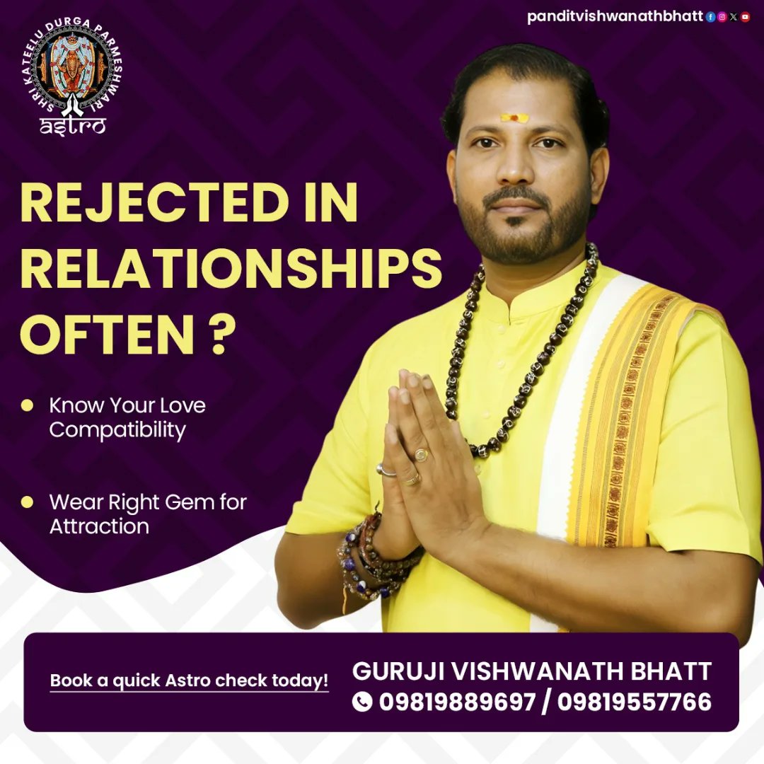 ptvishwanath82's tweet image. When love feels distant, trust Pandit Vishwanath Bhatt to illuminate the path to healing and harmony. . #panditvishwanathbhatt #relationshipguidance #astrologyremedies #findyourlove #overcomerejection #relationshipadvice #spiritualguidance.