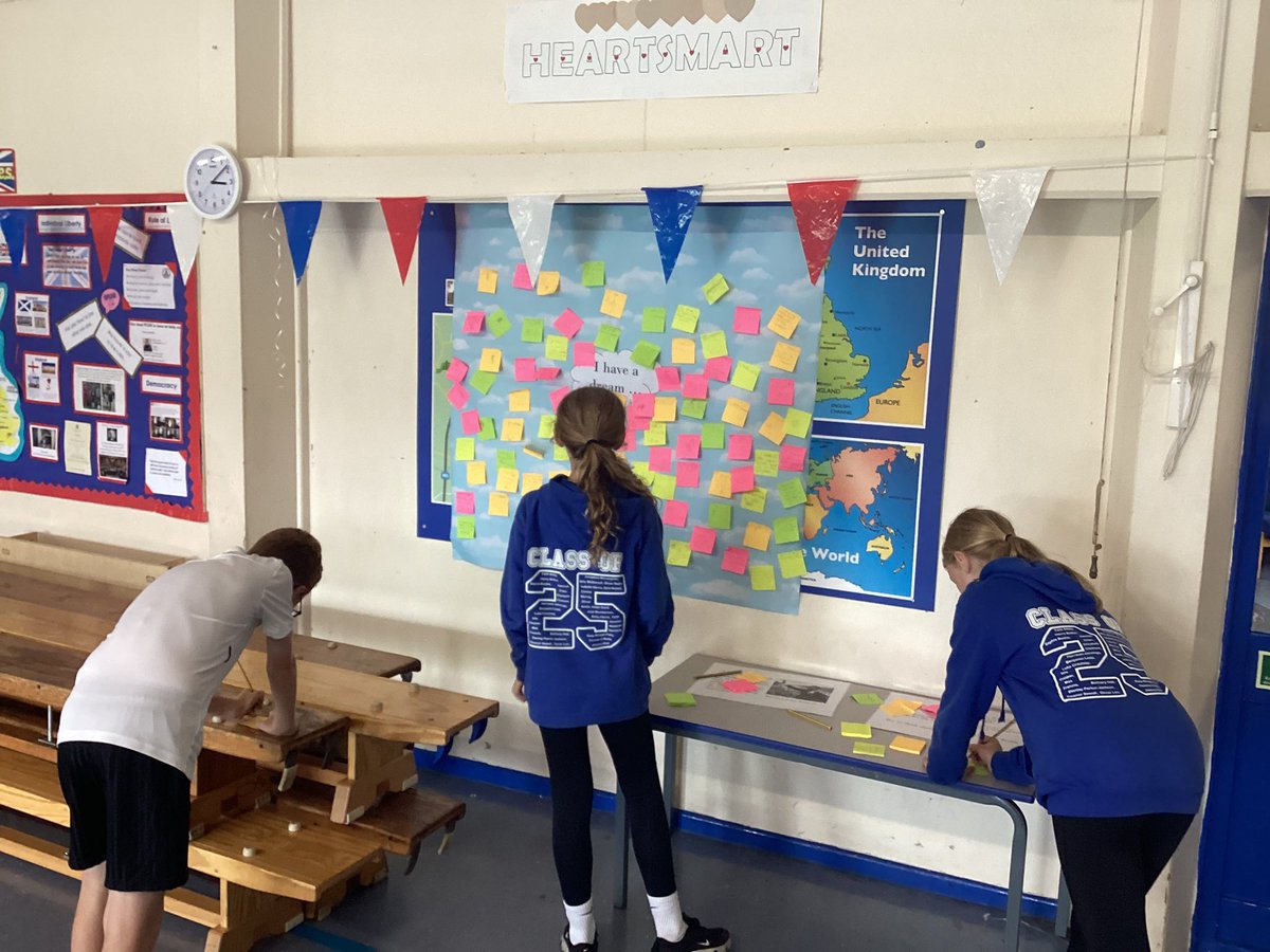 Year 6 enjoyed travelling around the different prayer spaces yesterday. Mrs MD