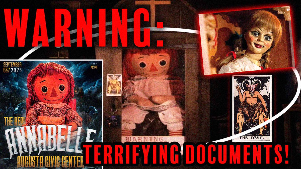 The Annabelle Wickedness | Masonic Ghosts ( Warning: Terrifying Documents! ) #annabelledoll 
youtube.com/live/htfwTfKZb…