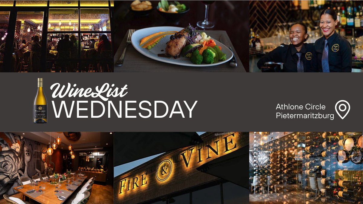 #WineListWednesday just got fired up! Our Tokara Reserve Elgin Sauvignon Blanc is on the list at Fire &amp; Vine in KZN — a crisp cool-climate pour for flame-fired fare. fireandvine.co.za #TokaraWines #ElginSauvignonBlanc #KZN #Pietermaritzburg  #FireAndVine