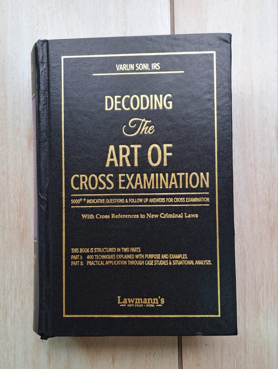 Hon’ble Principal Commissioner Shri Sugrive Meena today released “Decoding the Art of Cross Examination”, authored by Shri Varun Soni, IRS, Deputy Commissioner — a proud moment celebrating his remarkable contribution to legal and investigative literature.