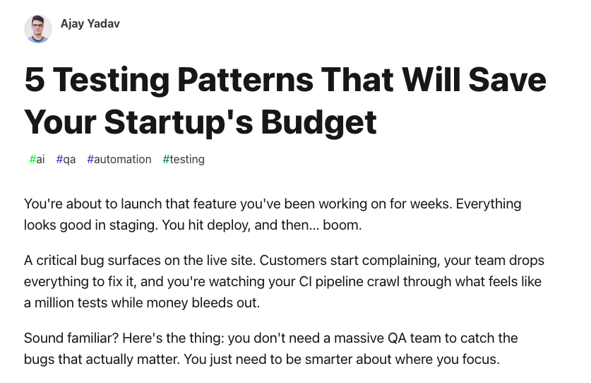 New blog will be live soon. 🎉