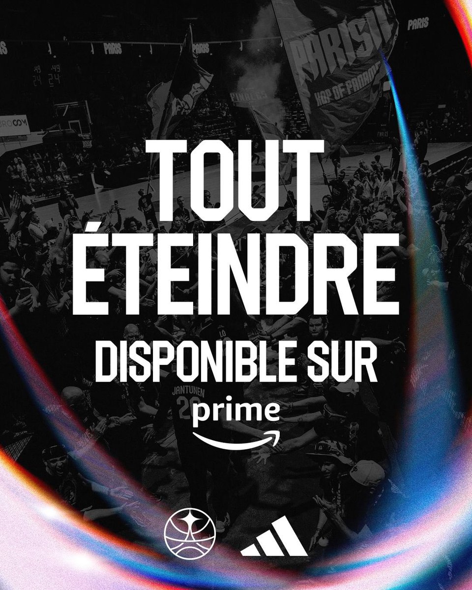 ParisBasketball's tweet image. DISPONIBLE DÈS MAINTENANT SUR PRIME VIDÉO 🚨🍿
@PrimeVideoFR @adidasFR 🖤❤️💙