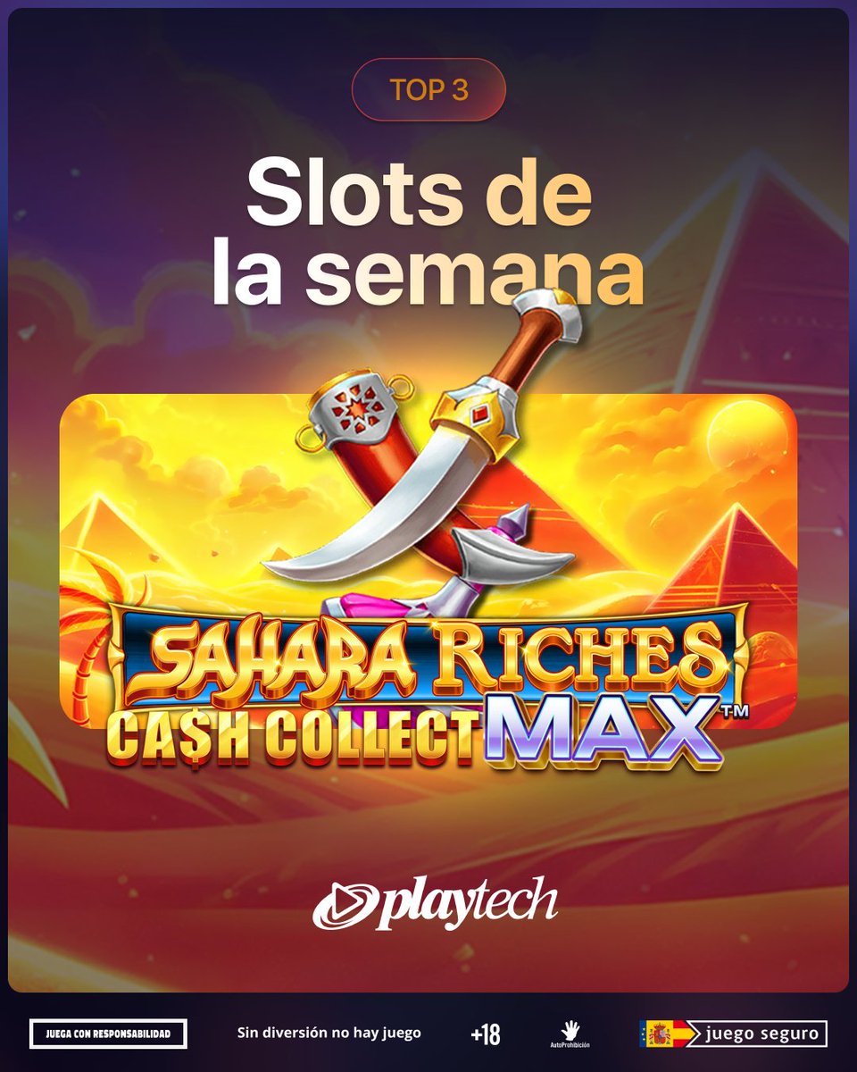 🎰 Estas son las nuevas slots que ya están disponibles en Gran Madrid | Casino Online
Eye of Spartacus, Power Paws y Sahara Riches Cash Collect Max

Entra ya en Casinogranmadridonline.es y pruébalas todas 🤩
#casinogames #slotsonline #GranMadrid #apuestasgratis #tiradasgratis