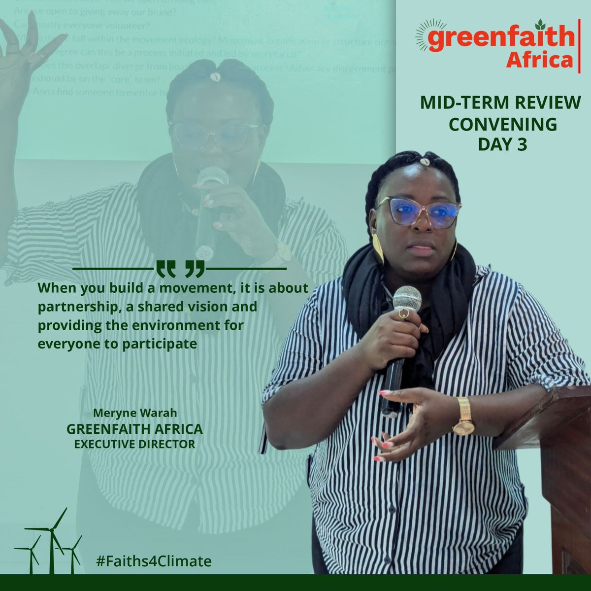 Across the continent, faith based organizations are rising as moral beacons, rallying their communities to confront the climate crisis with courage, compassion &amp; conviction

From mosques to churches, temples to shrines, the call is clear,protecting the Earth is a sacred duty