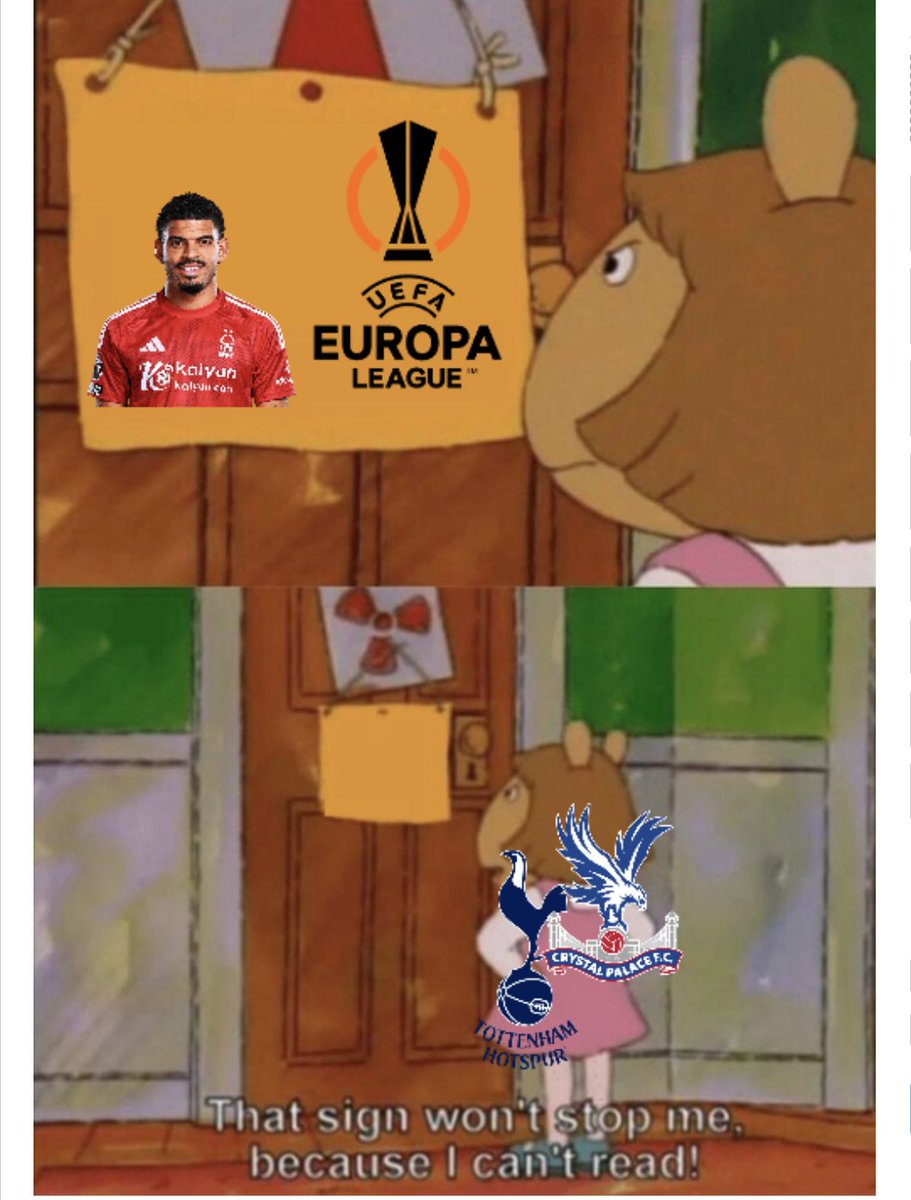 NFFC_memes's tweet image. Reminder: #THFC and #CPFC still do not know how to read