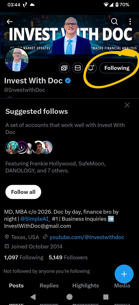 holyonfire's tweet photo. @InvestwithDoc @YouTube Followed on both! https://t.co/uWsZIUj4Nt