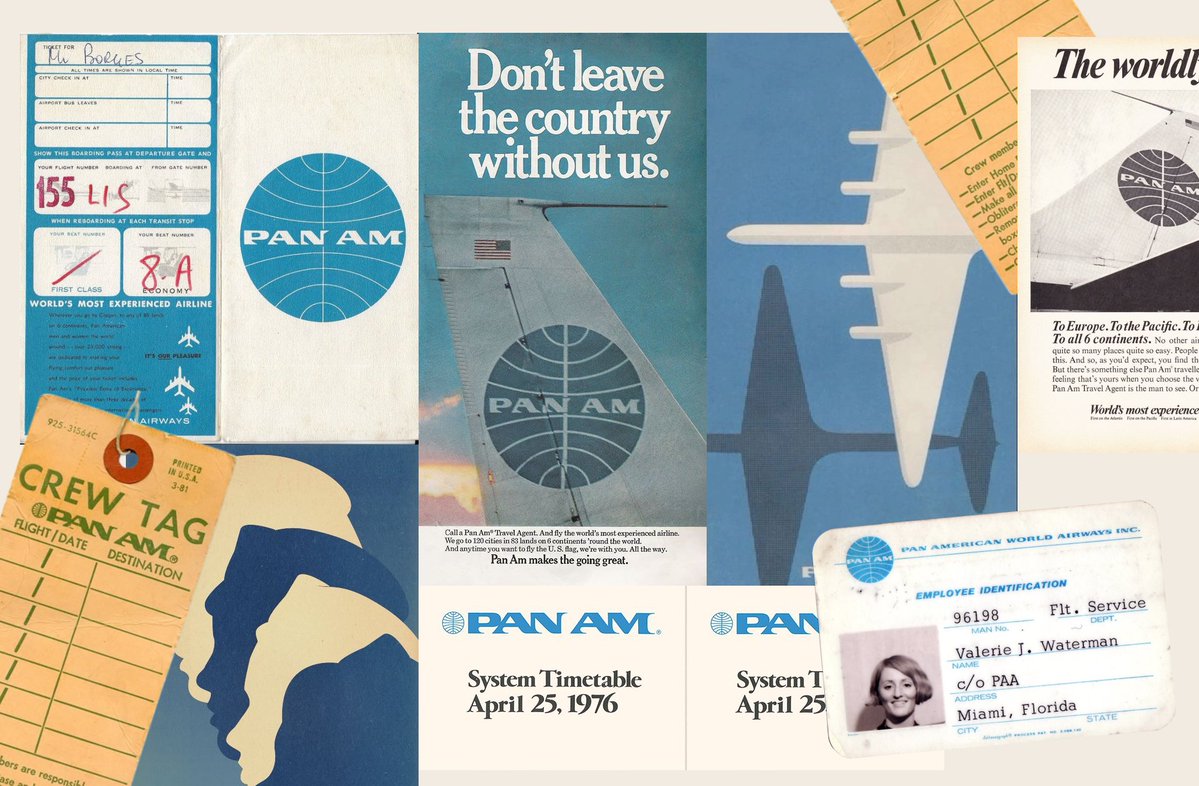aerdna_c's tweet image. Always had a soft spot for vintage airline brand systems, Pan Am was a masterclass.
Confident type, minimalist posters, physical details that grounded everything.
Every piece felt like it belonged to a bigger world.
Design as language, not just decoration.