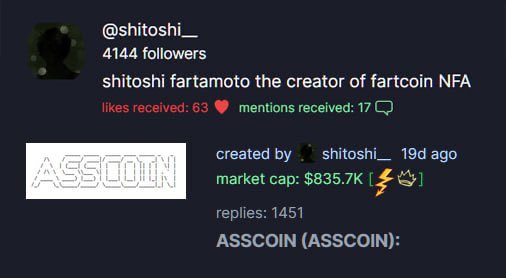 MrCryptoVeteran's tweet photo. @AssCoinOnSol 🍑 https://t.co/UZ9cTJziXb