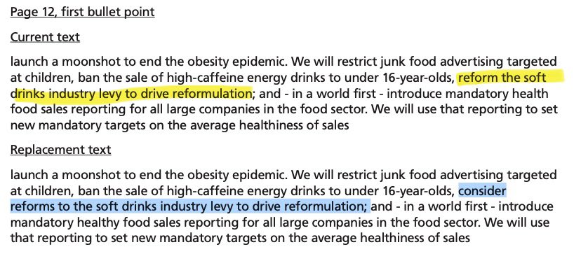 James Maxwell (@j_c_maxwell) on Twitter photo Compare and contrast the two versions of the 10 Year Health Plan. Drafting error or a watering down of plans for the soft drinks levy?
Streeting was fairly tight-lipped on Monday on public health interventions in front of <a href="/CommonsHealth/">Health and Social Care Committee</a> #obseity Compare and contrast the two versions of the 10 Year Health Plan. Drafting error or a watering down of plans for the soft drinks levy?
Streeting was fairly tight-lipped on Monday on public health interventions in front of <a href="/CommonsHealth/">Health and Social Care Committee</a> #obseity