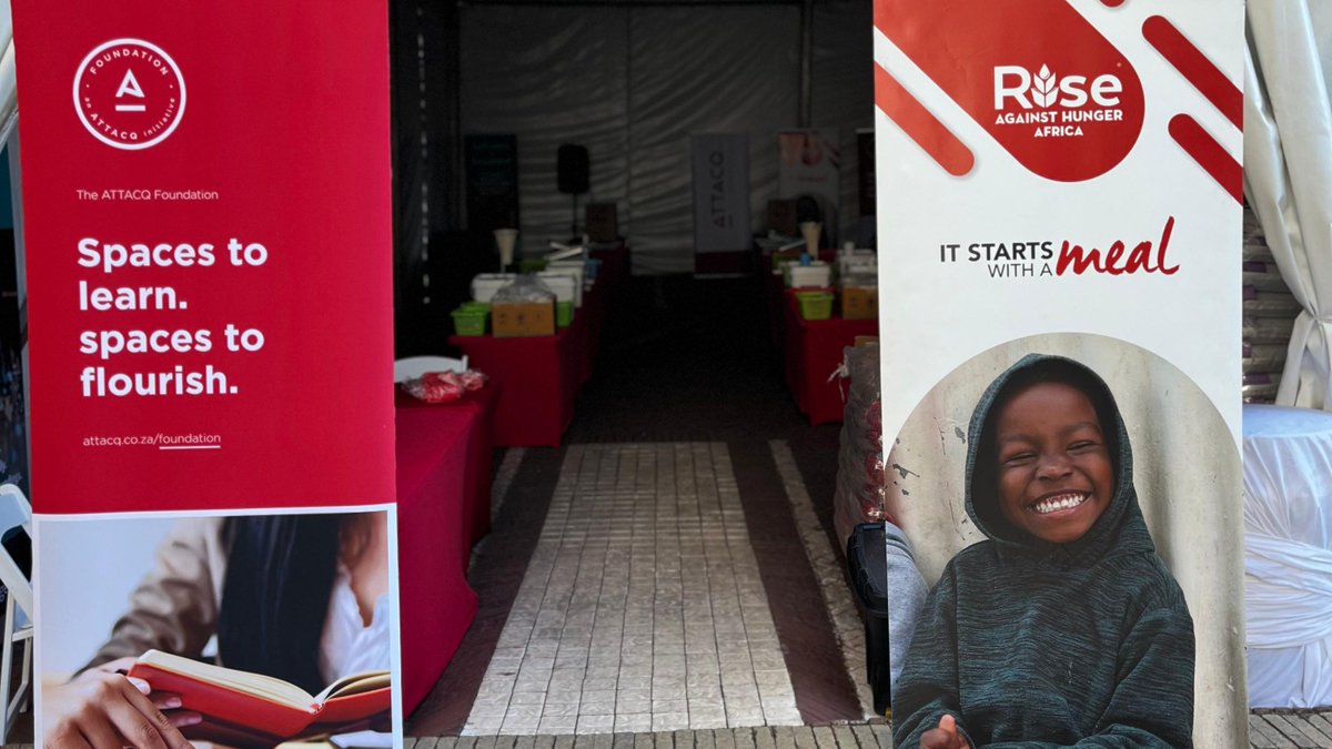 Attacq Limited (@attacqlimited) on Twitter photo Pretoria packs with purpose today🙌
<a href="/LynnwoodB/">Lynnwood Bridge</a> aims for 30,000 meals in today’s <a href="/rah_africa/">Rise Against Hunger Africa</a> drive.
Watch the box count climb & share the vibe with #RiseWithAttacq
🔗 Get involved, donations welcome: attacq.co.za/rah/
#MandelaDay #AttacqCares #RiseAgainstHunger Pretoria packs with purpose today🙌
<a href="/LynnwoodB/">Lynnwood Bridge</a> aims for 30,000 meals in today’s <a href="/rah_africa/">Rise Against Hunger Africa</a> drive.
Watch the box count climb & share the vibe with #RiseWithAttacq
🔗 Get involved, donations welcome: attacq.co.za/rah/
#MandelaDay #AttacqCares #RiseAgainstHunger