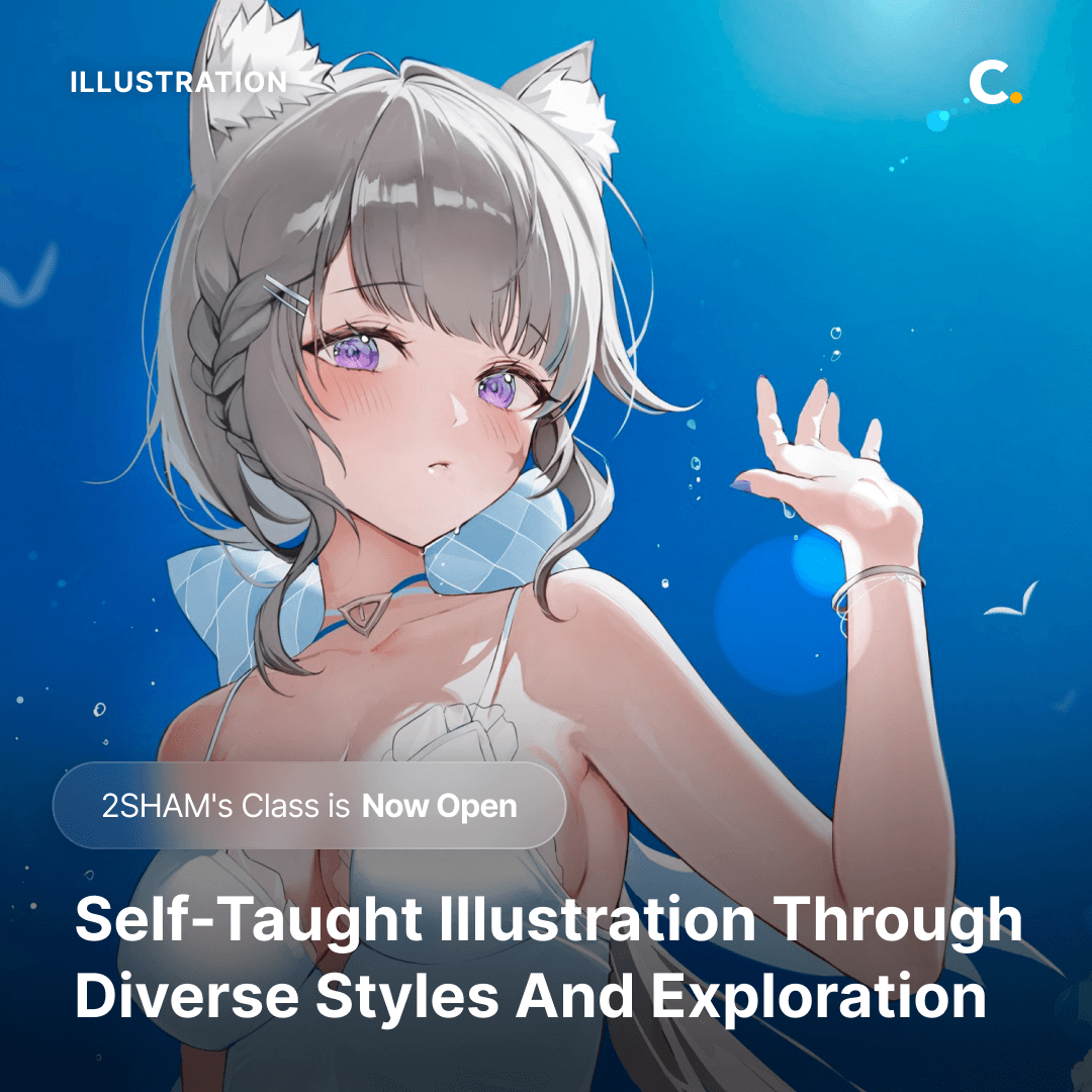 colosoglobal's tweet image. Illustrator 2SHAM's 2nd class "Self-Taught Illustration Through Diverse Styles and Exploration” is now open for viewing!
Get technical tips and self-study methods from an expert illustrator to develop your art style!
In this class, you will learn the fundamentals of character…