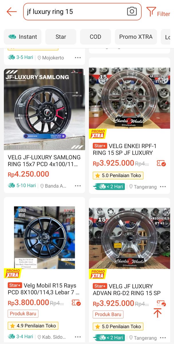 R15, PAKO atau TORSION aja, gk sampai 6jt.

Klo cari ringan, JF luxury. beratnya bisa lebih ringan 500-1000gram dibandingkan PAKO atau TORSION