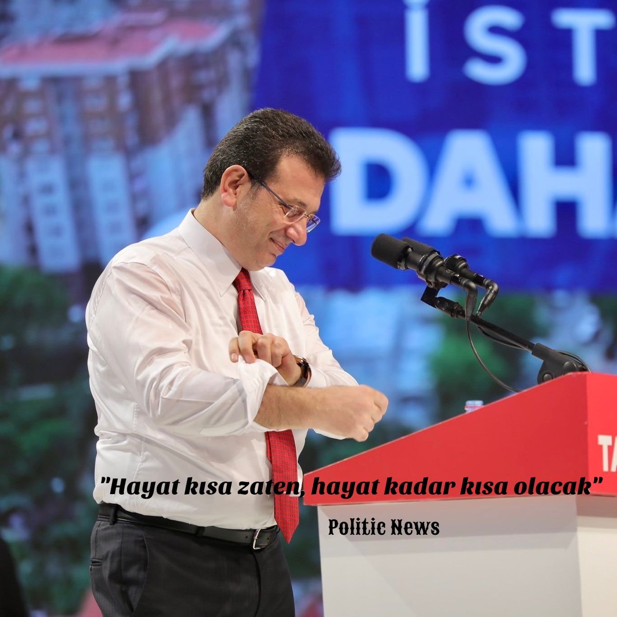 10:35 | Mahkeme başkanı, Ekrem İmamoğlu'ndan savunmasını daha kısa tutmasını istedi.

Ekrem İmamoğlu, "Hayat kısa zaten, hayat kadar kısa olacak" diye cevap verdi.

#SonDakika #CHP
#BüyükTürkMilletiyiz