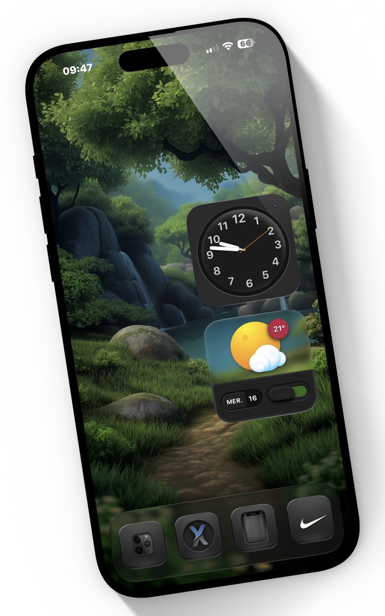 TeboulDavid1's tweet image. My Wednesday iOS26 setup ♥️