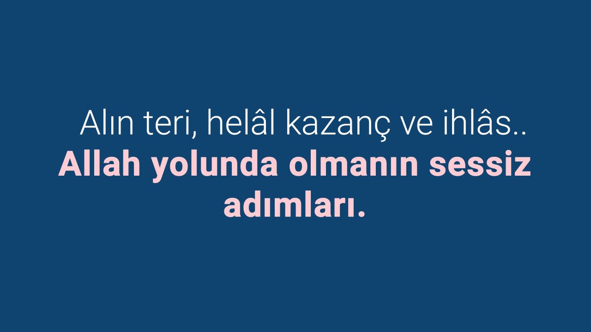 “Kim yaşlı anne-babasını geçindirmek için çalışırsa, o Allah yolundadır. Kim çocuk yaştaki evlatlarının rızkı için çalışırsa, o da Allah yolundadır. 
— Kim kendi geçimini temin etmek için çalışırsa, o da Allah yolundadır.”

#Hadis | Beyhaki, es-Sünenu’s-Sağir, 3/191