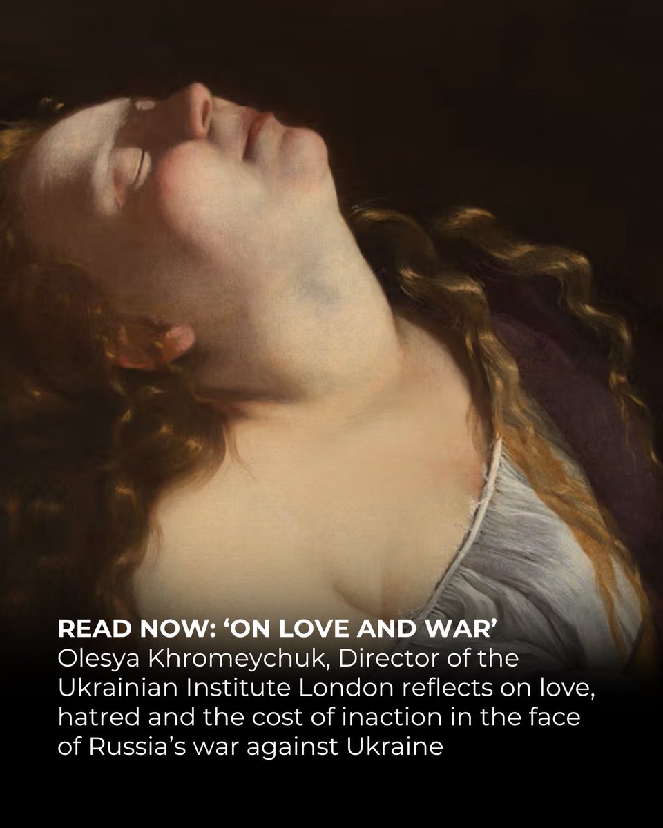 Ukr_Institute's tweet image. On Love and War.
Olesya Khromeychuk on love, grief, and defiance in the face of Russia’s war on Ukraine — and what we owe the dead.
Read the full essay: subscribe.bylinetimes.com/edition/75/on-…