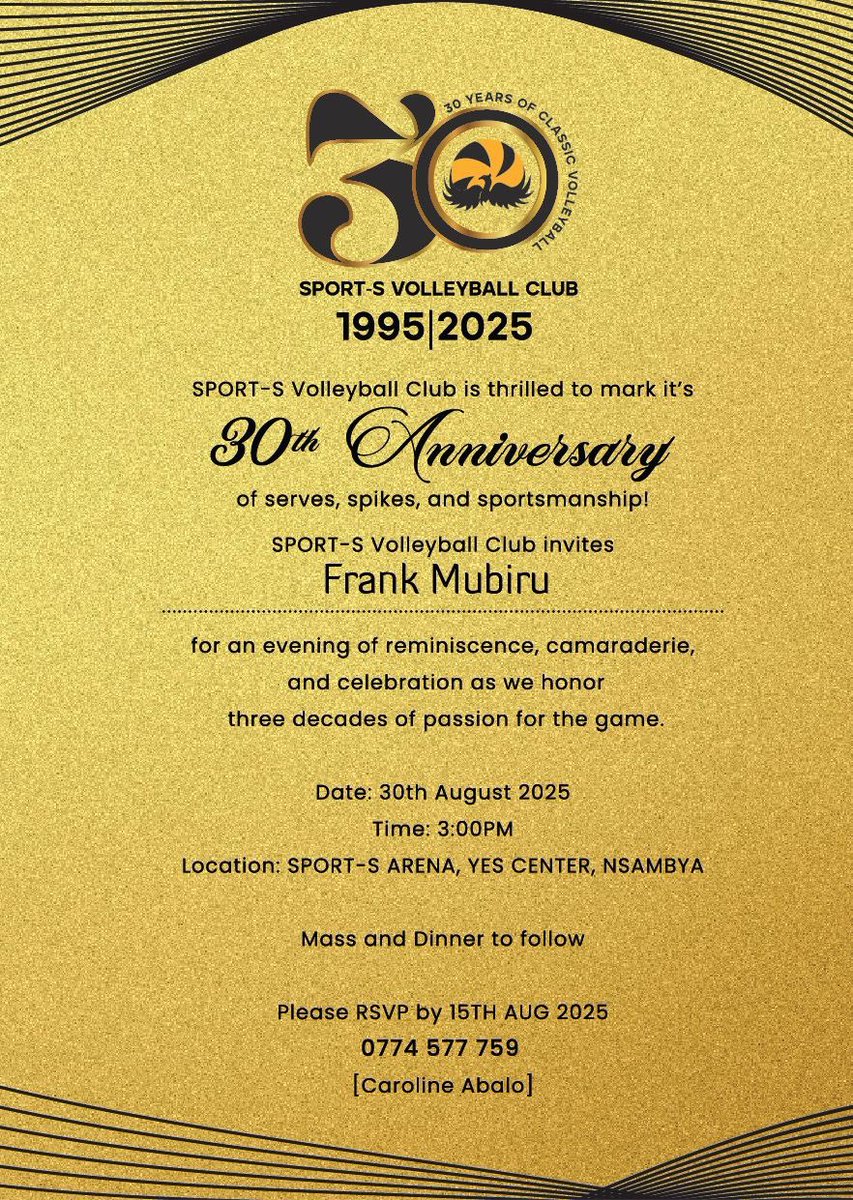 I shall be there. 🍾🎊🥂
#SportSat30