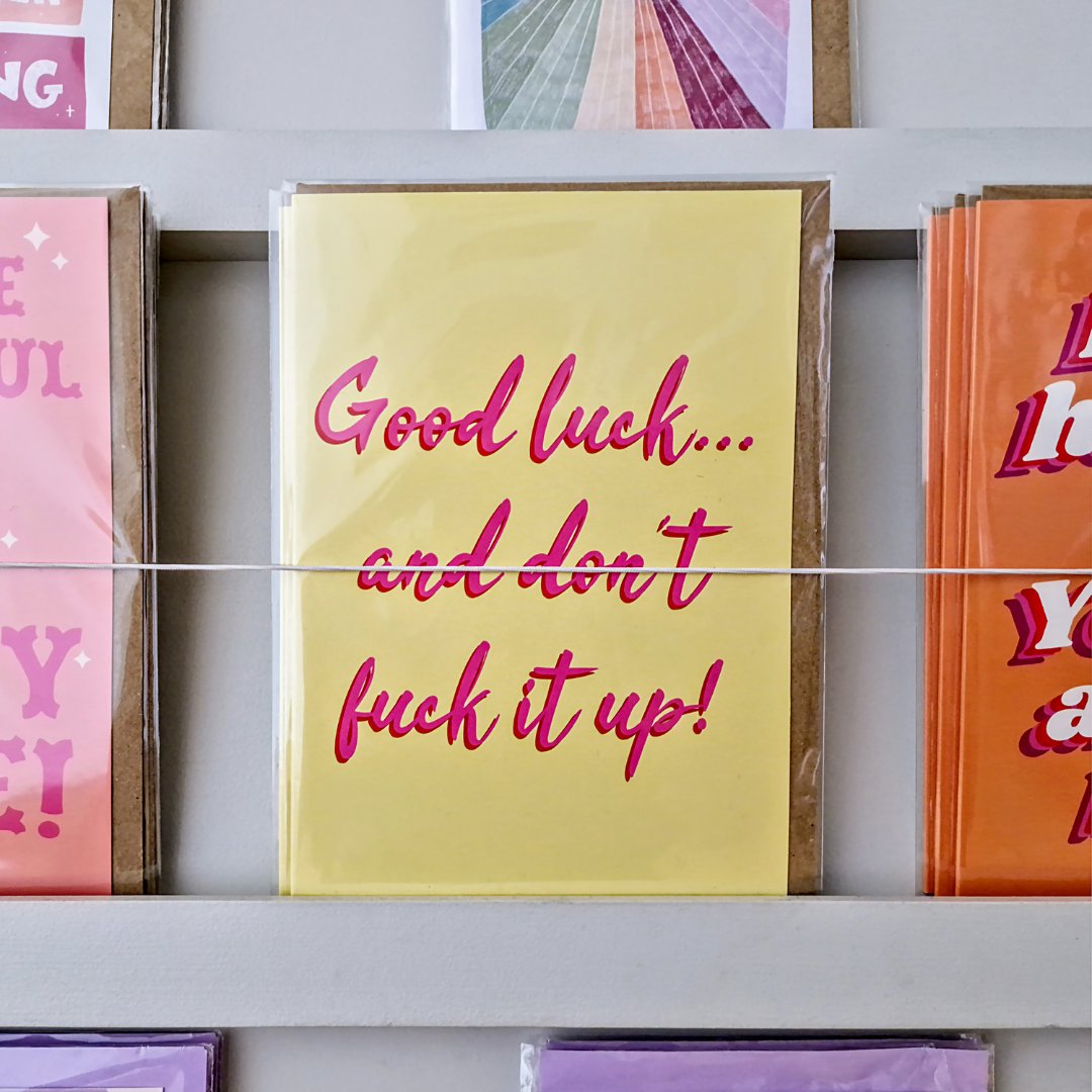 🎉 Happy #InternationalDragDay!
Today we’re celebrating drag’s power, protest and pop culture.

👑 Darren Evans’ Everyone is Divine honours drag icon Divine in over 50 portraits.
🛍️  The iconic “Good luck… and don’t f*ck it up!” card in our shop.
–
Images From Queer Britain