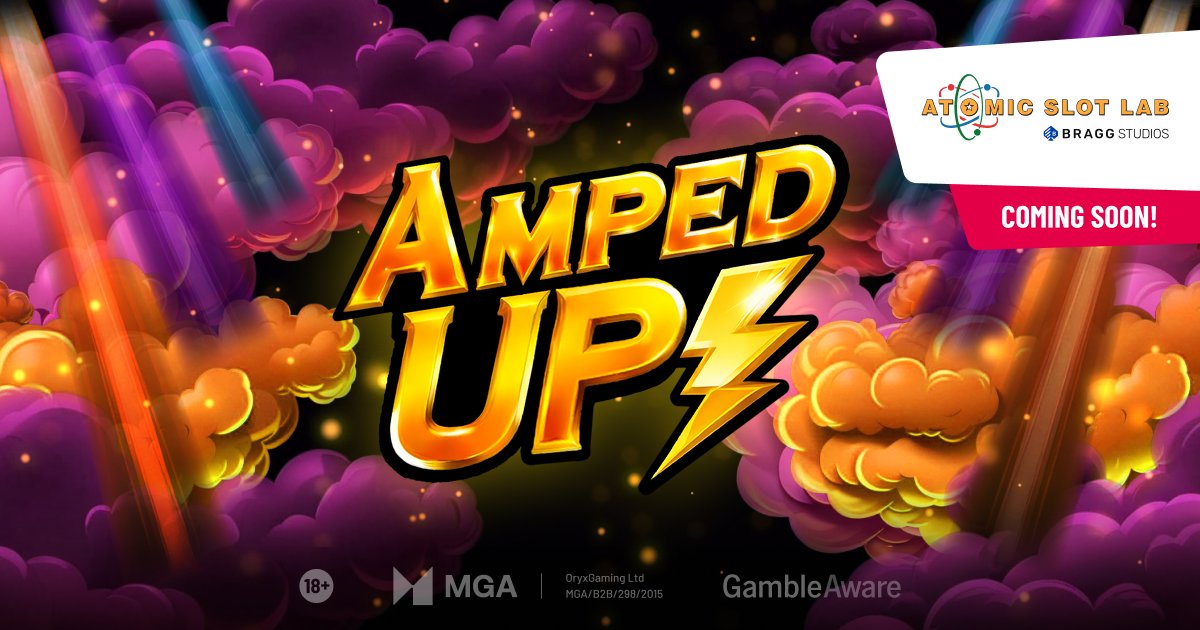 [OUT SOON in EU] ⚡ Amped Up! ⚡ by Atomic Slot Lab from Bragg Studios bragg.group/solutions/casi… An electrifying new stepper slot with modern-style mechanics. $BRAG

#BraggGaming #AtomicSlotLab #iGaming #Slots #ResponsibleGaming