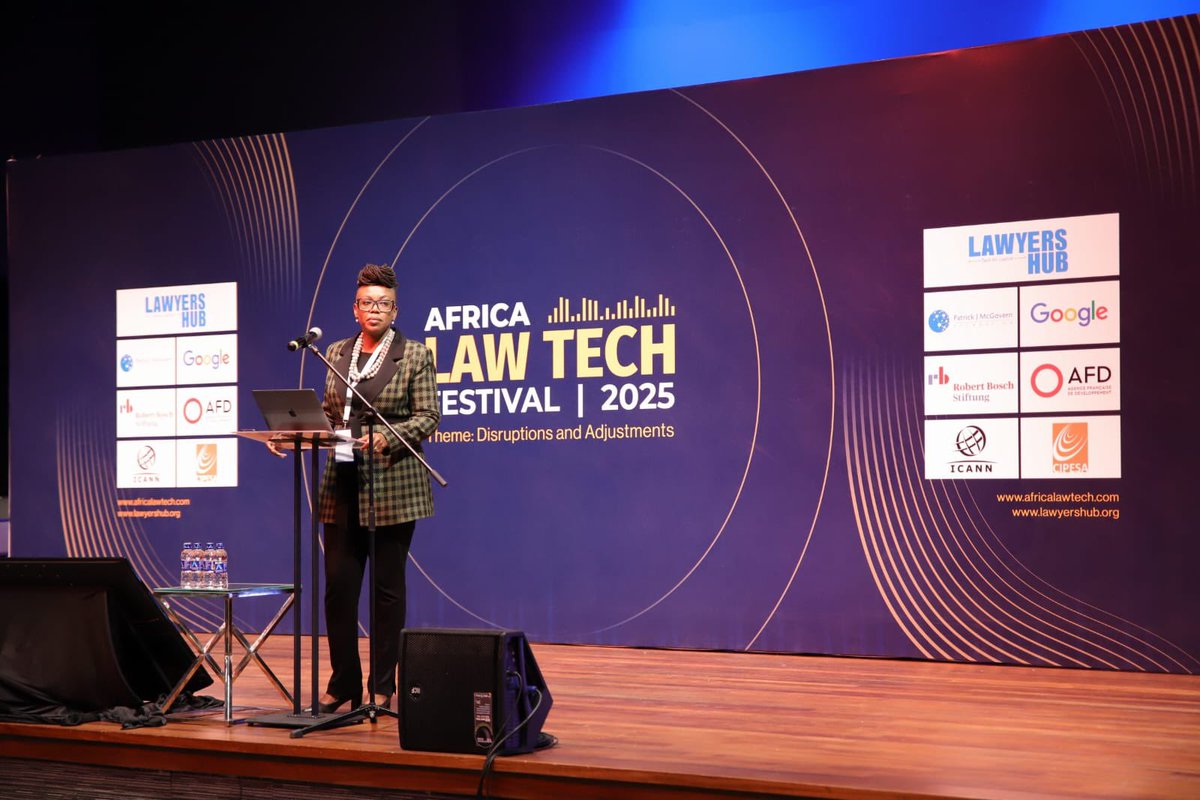 AfricaLawTech's tweet photo. Day 2 of #AfricaLawTechFestival2025 kicks off with Opening Remarks from @mbenekam , Lawyers Hub Advisory Board Member &amp; Council Member for Kenya at the Commonwealth Lawyers Association.
Get ready for another day of innovation and insight!

#ALTF2025 #LawTech #LawyersHub https://t.co/Xj2WQxOjTt