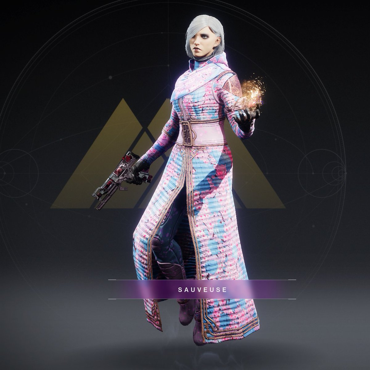 TamaUsagi6's tweet image. N'est elle pas incroyable ma Mamiarca en robe de chambre? Merci @Bungie pour l'argentum que j'ai bien dépenser en revêtement (pour les curieux c'est l'ensemble de revêtements de restitution disponible dans la boutique) 😘
#Destiny2Creator
#d2teof
#sponsored
J'ai plus qu'a…