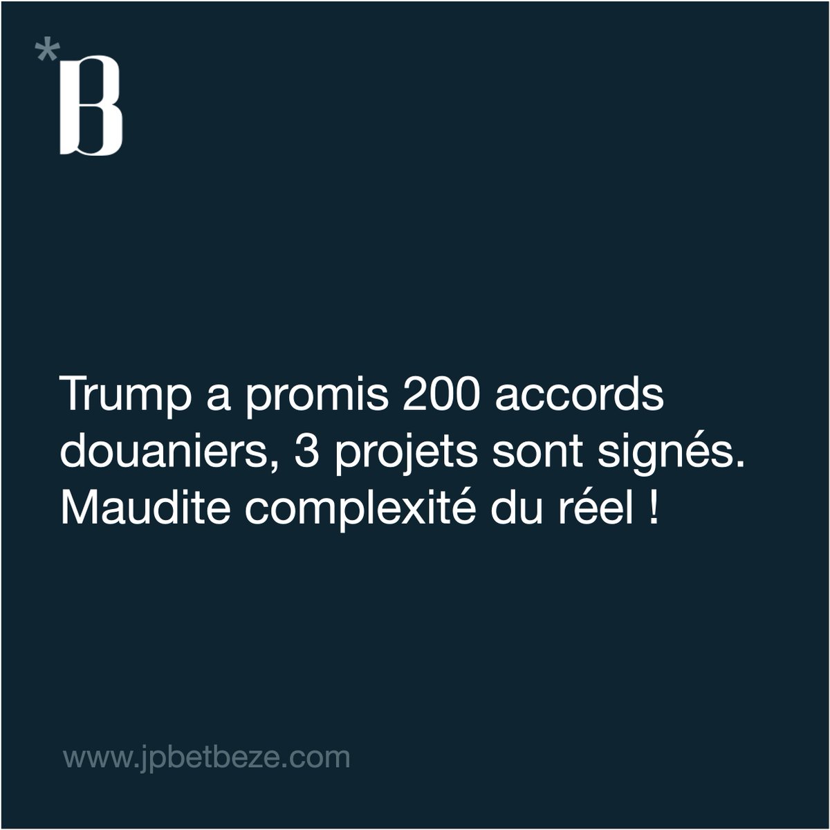 #Trump #accords #douanes