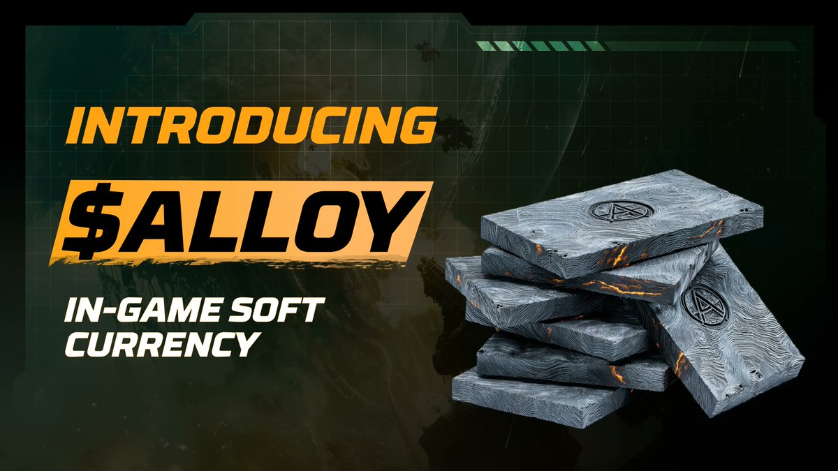 EnginesOfFury's tweet image. $ALLOY enters the Engines of Fury universe!
Meet $ALLOY - our primary in-game-only currency, launching with Season 2. You’ll earn it in-game &amp;amp; exchange it for $FURY.

Earn $ALLOY through:
→ Loot Council Caches
→ Looting Enemy Players
→ Unlocking Faction Loot boxes

Use $ALLOY…