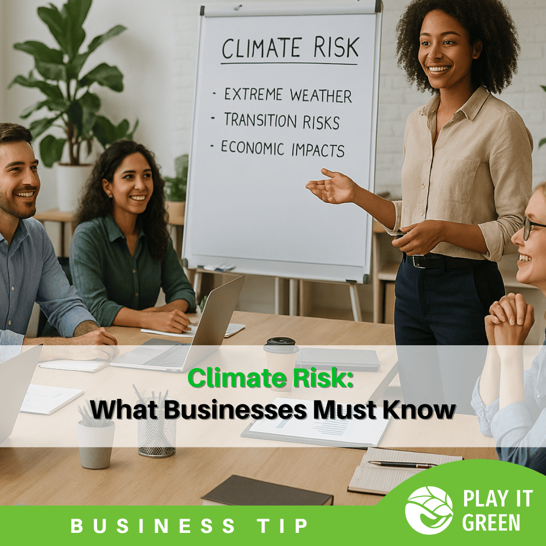 Climate risk is now economic risk.
💰 $1T lost annually in the US
🌊 €162B climate damages in Europe
📉 Stranded assets rising
📦 Supply chains under pressure
It’s already here, and it’s costing businesses.
More: playitgreen.com/climate-risk-w…
#climate #business #economy #PlayItGreen