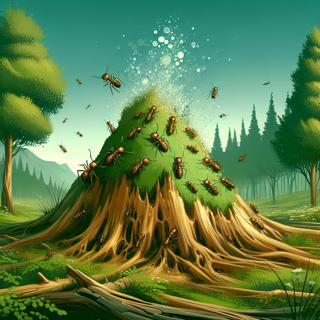 Les termites sont les plus grands producteurs d'émissions de méthane d'origine naturelle, un gaz à effet de serre puissant, en raison de leur digestion du bois.
