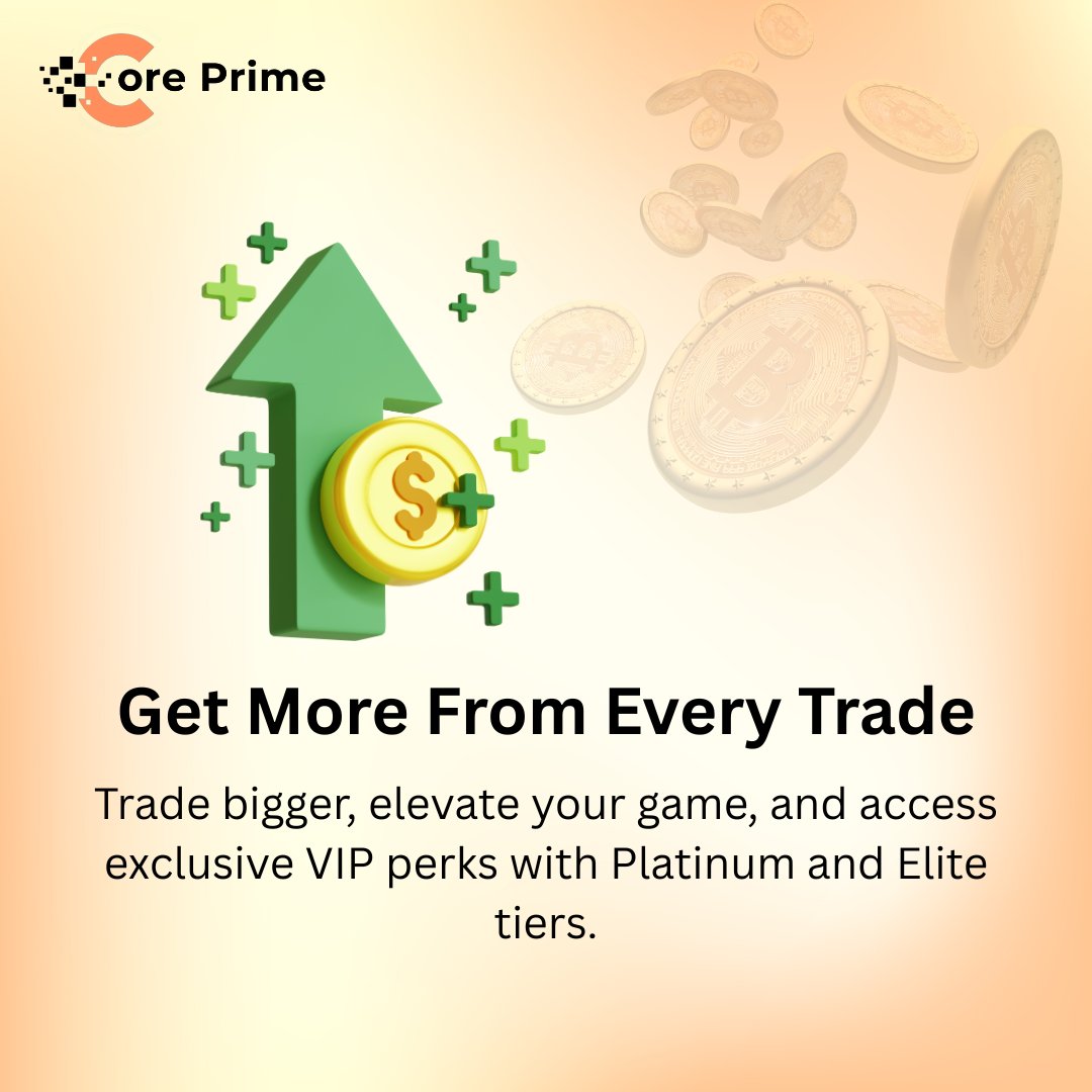 coreprimemarket's tweet image. 💥 Collect Coins with Every Trade on Core Prime!

Trade more, climb the ranks, and unlock exclusive VIP rewards at Platinum and Elite levels.

✅ Don’t just trade—turn every move into real benefits!
Start now 👉 Link in bio.

#coreprime #tradingrewards #vipbenefits #tradeandearn